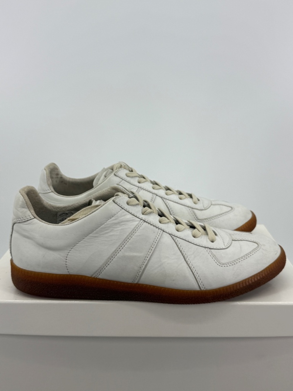Maison Margiela GAT Low White Leather Vintage